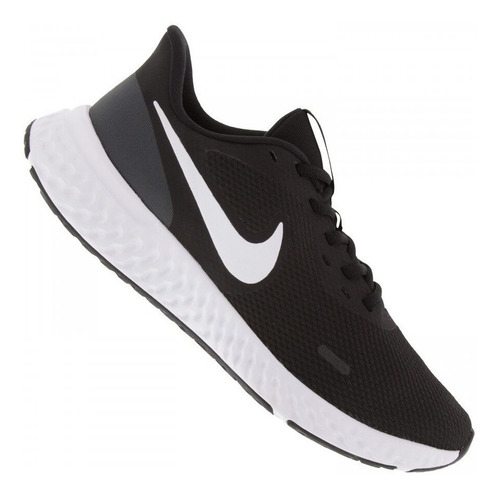 Tenis Nike Revolution 5 - Preto/branco - Super Oferta
