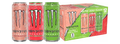 Monster Energy Ultra Sugar Variedad 12 Pack