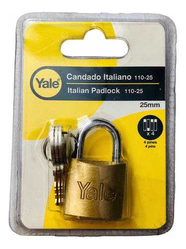 Candado Italiano Yale 110-25