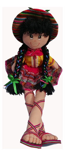 Muñeca Patilarga Artesanía Peruana