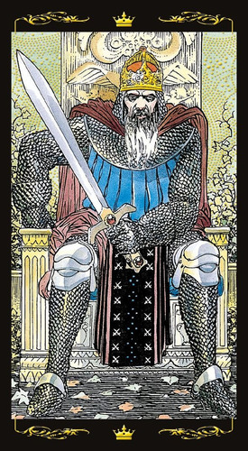 Golden Universal Tarot Rider Stock Ya Lo Scarabeo