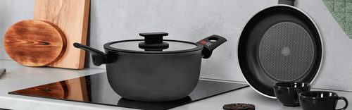 Wok Sarten 28 Cm Antiadherente Italia Apta Induccion 3,5 Mm