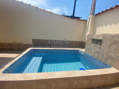Imagem 4 de 17 de 03 - Casa Nova Com Piscina Em Mongaguá - R$ 264 Mil - V353865