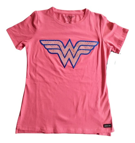 Playera Wonder Woman Con Aplicación American Level