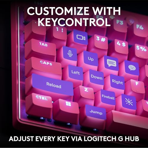 Logitech G Pro X Tkl: Compact Gaming Keyboard Rgb Megenta