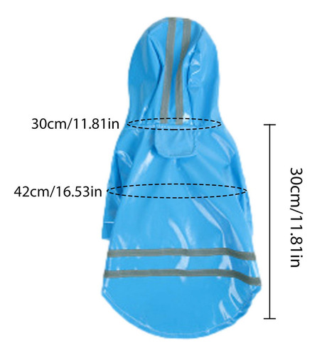 Impermeables Para Perros Abrigo De Lluvia Para Perros Chaque