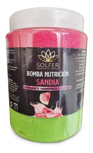 Bomba De Nutricion Capilar Deliciosa Sandia 1 Kilo Solfer