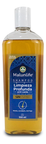 Shampoo Malunlife Limpieza Profunda Anti Caida 500 Ml