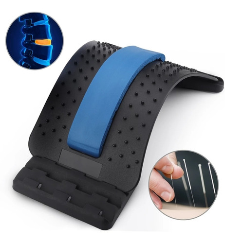 Imagem 6 de 6 de Apoio Encosto Lombar Massageador Para Alívio Postura Coluna