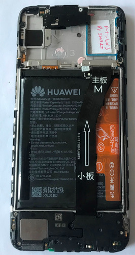 Centro De Carga C/bateria Origina Huawei P-smart Pot-lx3