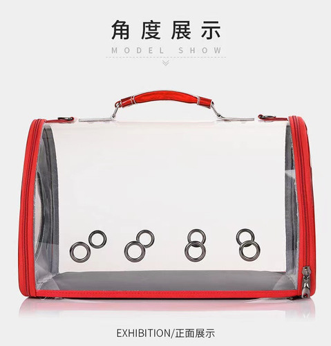Bolso Transparente Para Mascotas En Forma De Cápsula De Gran