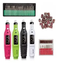 Comprar Pulidor De Uñas Eléctrico + Brocas Prof +10 Repuestos Lija