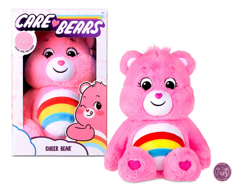 Oso De Peluche Cheer Rosa 14'' De Care Bears Osito