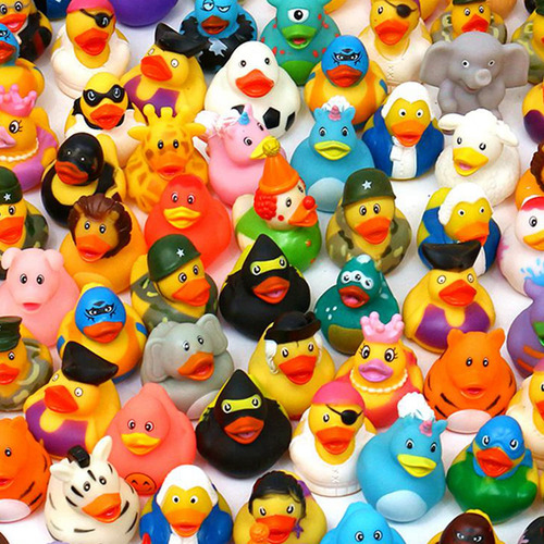 Xy-wq Rubber Duck - Paquete De 50 Juguetes De Bano Para Jeep