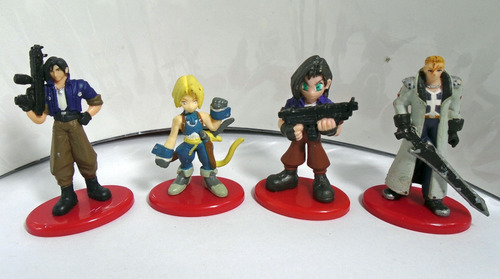 Final Fantasy 8 E 9 - Coleção Coca Cola Set Com 04 Figures