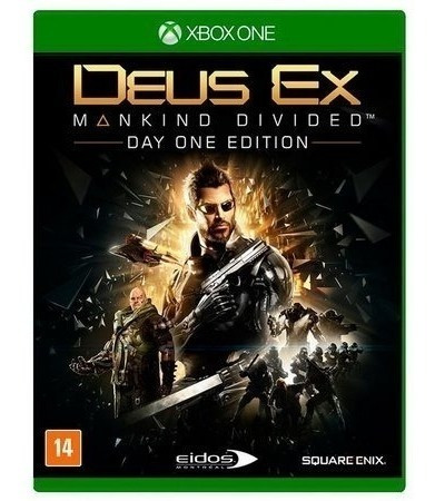 Jogo Deus Ex Mankind Divided Xbox One Mídia Física Português