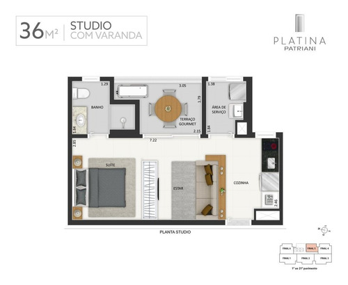 Imagem 9 de 11 de Apartamento À Venda No Bairro Tatuapé - São Paulo/sp - O-5600-13728