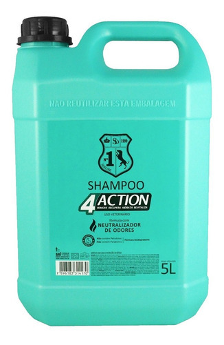 Shampoo Sanol 4action Neutralizador Odores 5l Profissional