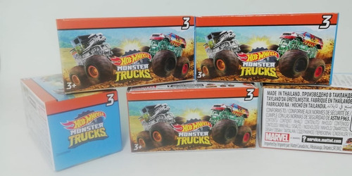 Hot Wheels Monster Trucks Mini Serie 3 Caja Al Azar