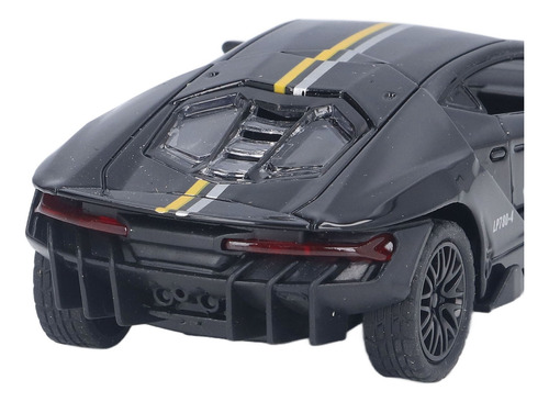 Coche Retráctil De Metal, Modelo De Aleación 1:32, Duradero,