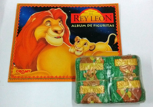 Figuritas El Rey León Album Vacío + 50 Sobres Llenos