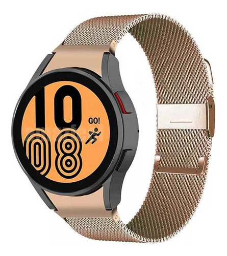 Correa Metálica Rose Gold Para Samsung Galaxy Watch 4