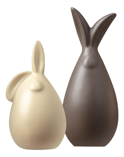 2x Estatua De Conejo, Figura De, Escultura De