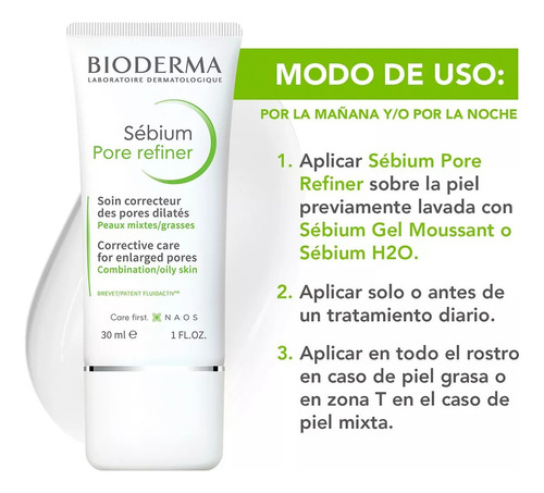 Bioderma Sébium Pore Refiner, Corrector De Poros, 30 Ml