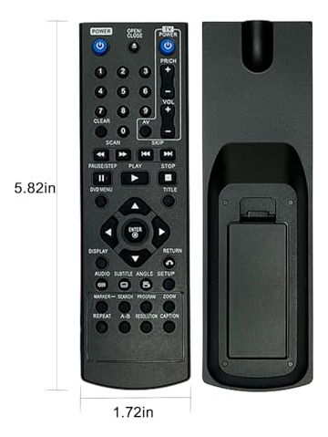 Paquete De Control Remoto Compatible Con Reproductores De Dv