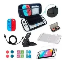 Comprar Estuche + Vidrio + Funda + Otros  Para Nintendo Switch Oled