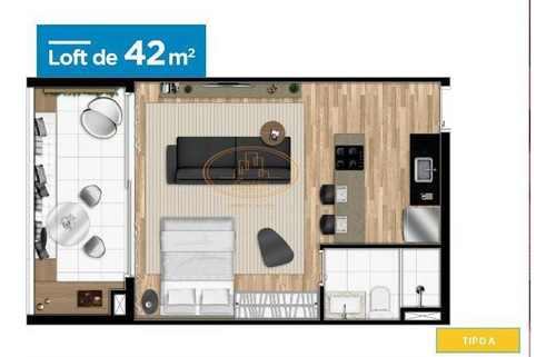 Apartamento Com 1 Dormitório(s) Localizado(a) No Bairro Campo Belo Em São Paulo / São Paulo - 4834:909137