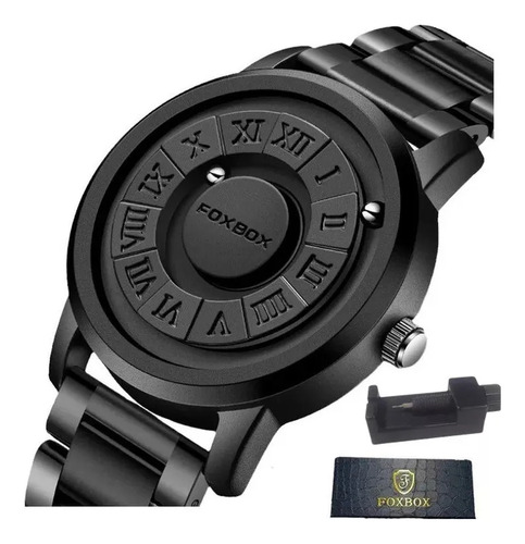 Reloj Magnético De Cuarzo De Acero Inoxidable Foxbox Para Ho
