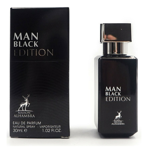 Perfume Maison Alhambra Man Black Edition Edp 30 Ml