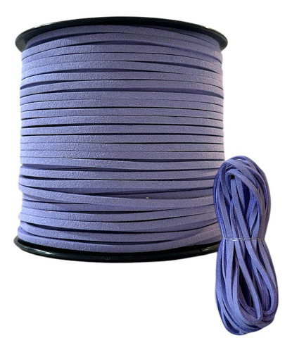 Gamuza Cordon 3mm X 5 Mt. Bijou Lila