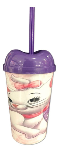 Vaso Pitillo Gata Marie Botilito Sorpresa Piñata  X12 Und 