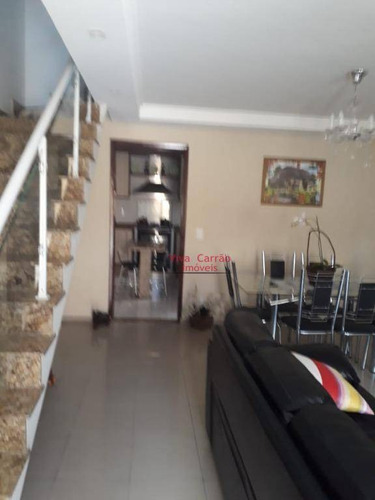 Sobrado Em Condomínio Fechado Com 3 Dormitórios ( 1 Suíte ), 3 Vagas À Venda, 92 M² Por R$ 750.000 - Mooca - São Paulo/sp - So0234