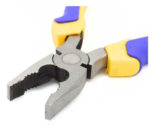 Alicate Universal Polido Profissional 8'' Cabo Emborrachado