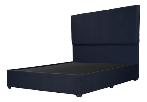 Cabecera Queen Size Dicasa Myko + Base Cama Orlando Azul
