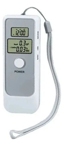 Bafômetro Digital Lcd Mini Medidor Álcool Portátil Branco