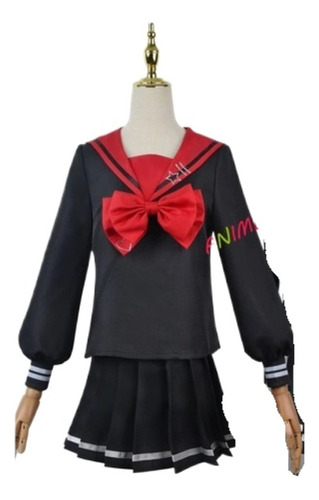 Disfraz De Kang Cosplay De Needy Girl Overdose Para Niñas, Hermoso Traje De Marinero Láser Jk, Uniforme Escolar