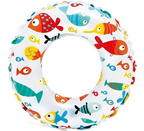 Boya grande estampada de 61 cm, pececito, de 6 a 10 años, Intex