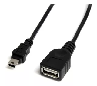 Cable Mini Usb 2.0 Macho A Usb Hembra 480mbit/s 30cm