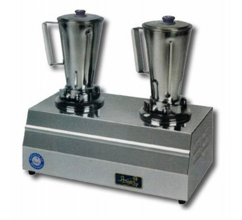 Licuadora Industrial Profesional Anion 2 Vasos Acero Inox.