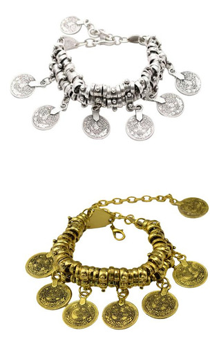 Boho Tobillera Cadena Bohemia Borla Sandalias Descalzas Oro