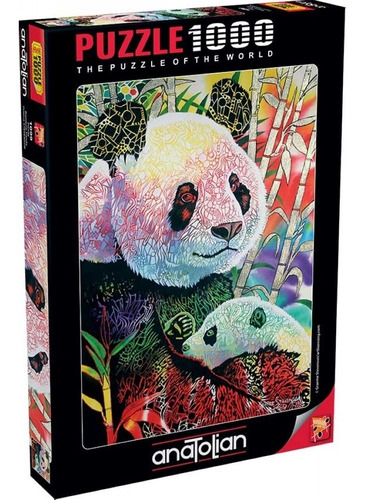 Puzzle 1000 Piezas  Rainwow Panda Anatolian