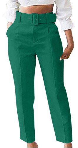 Pantalones Cargo R Para Mujer Tipo Saco Con Cordón, Plegable