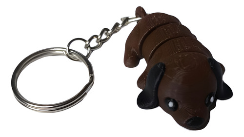 Llaveros Articulados 3d De Animalitos | Modelos Variado Marrón