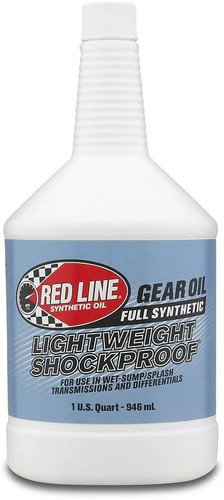 Red Line Lightweight Shockproof Gear Oil - Quart (case 12 Bo