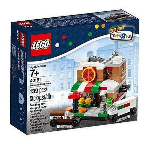 Lego Exclusivo 2014 Bricktober Set Pizza Lugar Por 