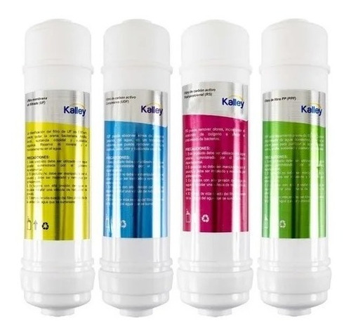 Kit Filtros De Agua Kalley X4